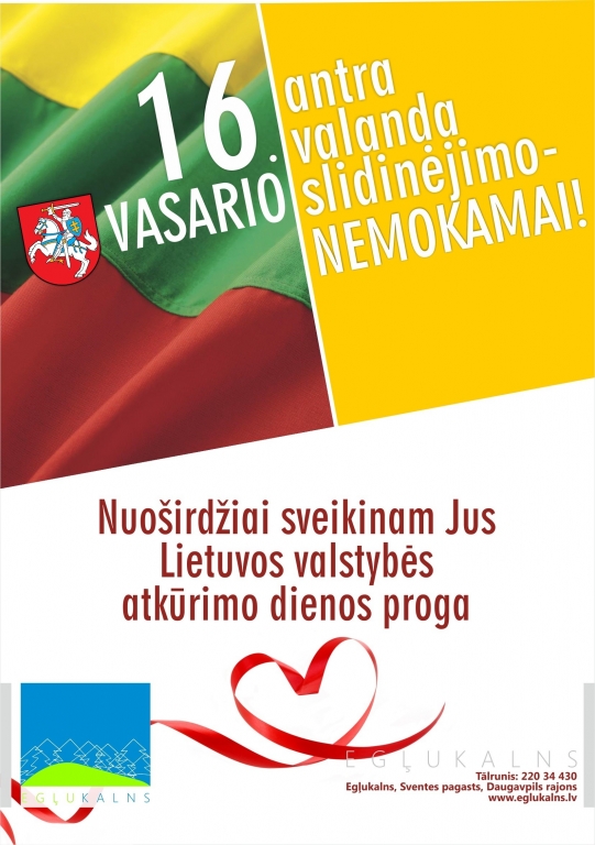 SU NEPRIKLAUSOMYBĖS DIENA, LIETUVA!